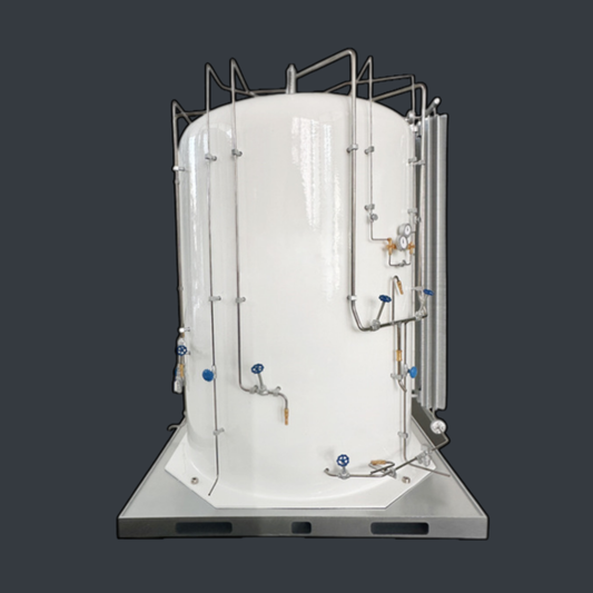 Vertical Cryogenic Oxygen Storage Tank (1–5m³)